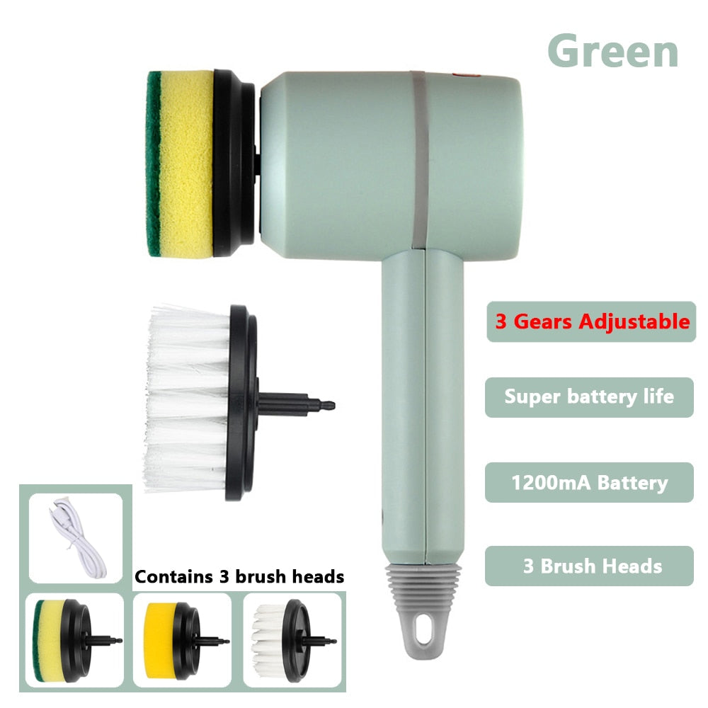 LimpiaFácil Pro — Electric Cleaning Brush