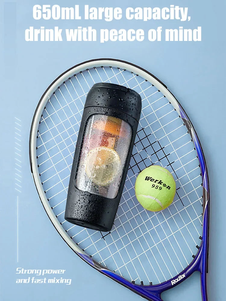 Zyntra PowerShake Electric Protein Shaker Bottle