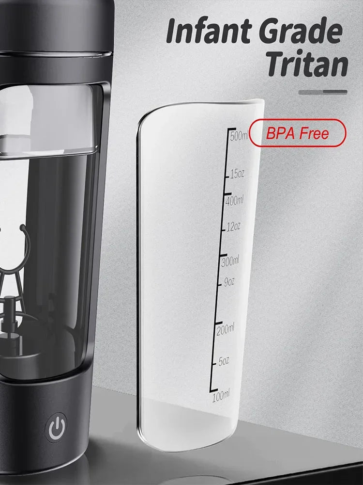 Zyntra PowerShake Electric Protein Shaker Bottle