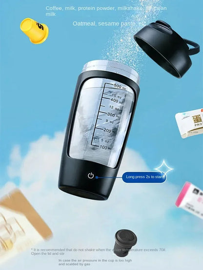 Zyntra PowerShake Electric Protein Shaker Bottle