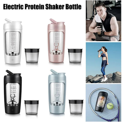 Zyntra PowerShake Electric Protein Shaker Bottle