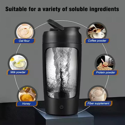 Zyntra PowerShake Electric Protein Shaker Bottle
