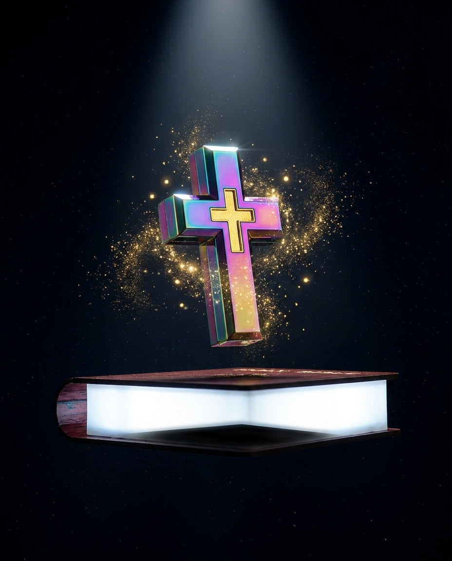 Magnetic Levitating Starry Sky Ornament — luxury dark cinematic